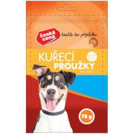 Proužky kuřecí pro psy 75g ČC