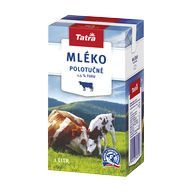 Mléko polotučné Tatra 1l TP 1