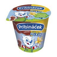 Jog. Pribináček Mixík kakao/vanilka 125g SAFD 1