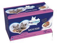 KK PreVital mousse kitten ryby/telecí 4x85g