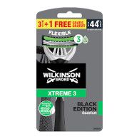 Strojek holicí Wilkinson Xtreme3 black comfort 4ks