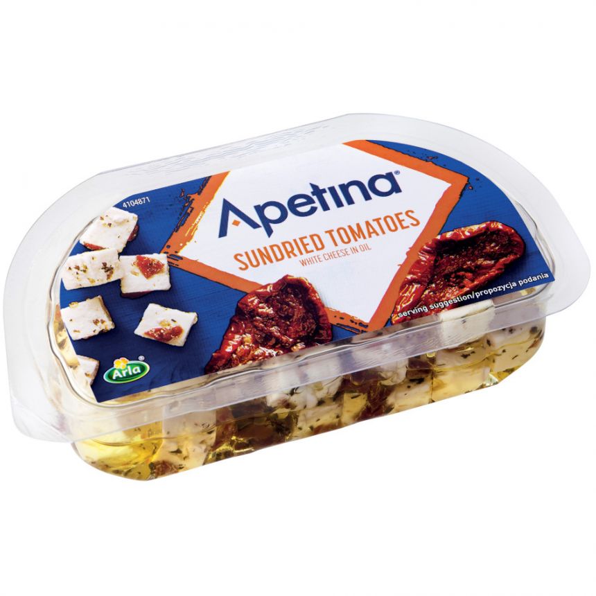 Sýr kousky suš.rajč. Apetina 100g 