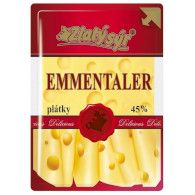 Emmentaler 45% 100g Zlatý sýr plátky 1